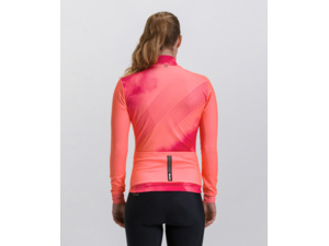 Dámský dres s dlouhým rukávem SANTINI Pure Dye Pink