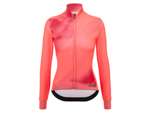 Dámský dres s dlouhým rukávem SANTINI Pure Dye Pink