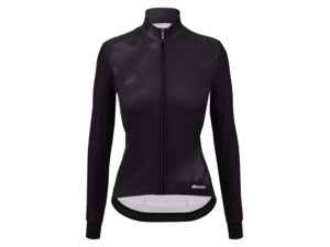 Dámský dres s dlouhým rukávem SANTINI Pure Dye Black