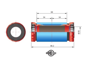 Středová osa FSA MegaExo BB-1000 MTB