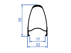 Zapletená kola VISION Team 35 Comp SL RB