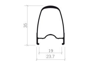 Zapletená kola VISION Team 35 DB-6B