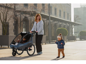 Vozík QERIDOO Sportrex 2 - Jeans Blue