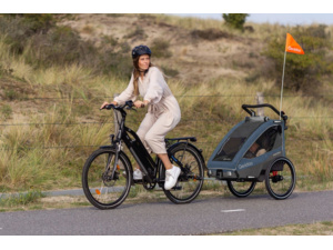 Vozík QERIDOO Sportrex 2 - Jeans Blue