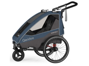 Vozík QERIDOO Sportrex 2 - Jeans Blue