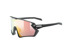 Brýle UVEX Sportstyle 231 2.0 V Black Matt/Litemirror Red