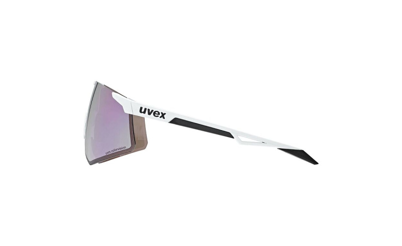 Brýle UVEX Pace Perform Small CV White Matt/Mirror Lavender