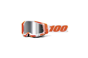 Brýle 100% Racecraft 2 Orange/Mirror Silver Flash Lens
