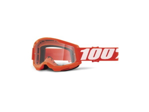 Brýle 100% Strata 2 Orange/Clear Lens