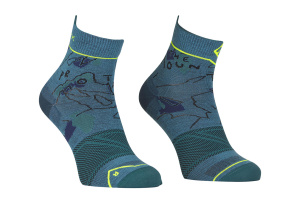 Ponožky ORTOVOX Alpine Light Quarter Socks Men's Mountain Blue