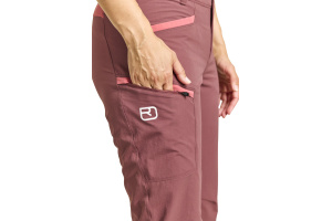 Dámské Kalhoty ORTOVOX Pelmo Pants Women's Mountain Rose