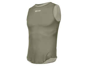 Funkční triko bez rukávů SANTINI Lieve Brown