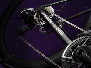 LOOK 795 Blade 2 RS Black Roaring Thunder Satin Red Axs LOOK R50D