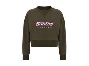 Krátká dámská mikina SANTINI Brand Green