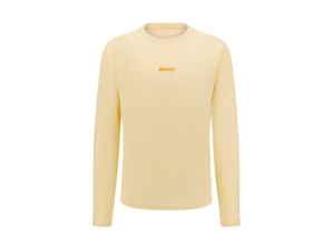 Triko s dlouhým rukávem SANTINI Brand Cream