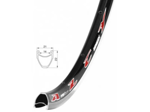 Ráfek REMERX Alcyon 28" Black