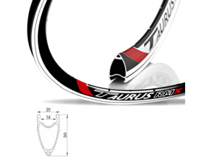 Ráfek REMERX Taurus 28" Black