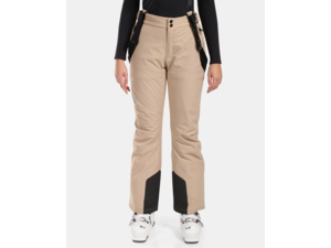 Dámské lyžařské kalhoty KILPI Elare Beige - 38