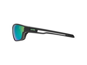 Brýle UVEX Sportstyle 806 Black Matt/Mirror Green