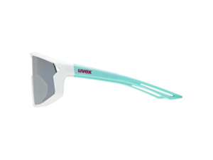 Brýle UVEX Skyryse JR. White-Green/Mirror Silver