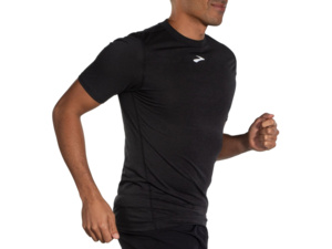 Triko BROOKS High Point Short Sleeve Black