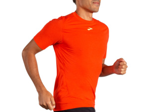 Triko BROOKS High Point Short Sleeve Red