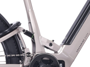 ROCK MACHINE CrossRide e450 FS Touring Sand Grey/Black