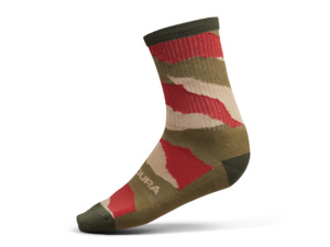 Ponožky ENDURA Peak Tweed Green