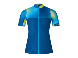 Dres a potiskem ENDURA Bitmap Block FS260 Barra Blue