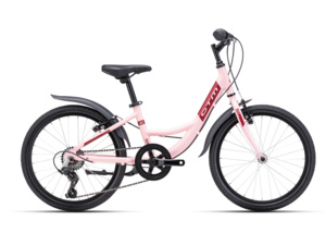 CTM Ellie Mat. Light Pink Pearl/Burgundy