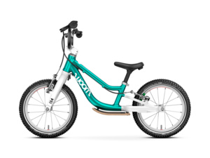 Odrážedlo WOOM GO 1 Plus Metallic Turquoise