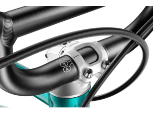 Odrážedlo WOOM GO 1 Plus Metallic Turquoise