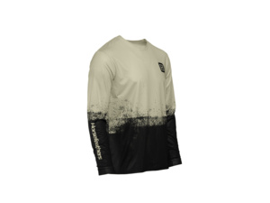 Dres s dlouhým rukávem HORSEFEATHERS Quantum Silver Birch/Black