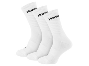 Ponožky HORSEFEATHERS Delete Premium (3 balení) White