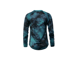 Dámský dres s dlouhým rukávem HORSEFEATHERS Deco Petrol Camo