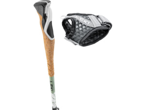 Trekingové hole LEKI Cross Trail TA, White-Goldbrown-Black, 100 - 135 cm