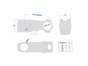 Představec RITCHEY RL1 Switch Stem