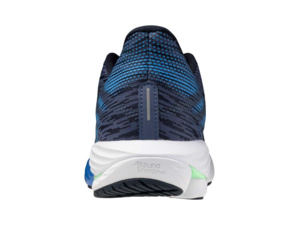 Běžecké boty Mizuno WAVE RIDER 28 VintageIndigo NeoMint FrontBlu