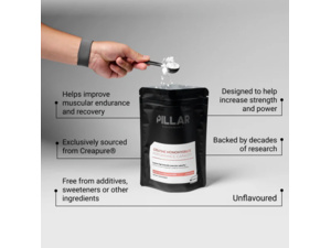 Doplněk stravy PILLAR Creatine Monohydrate 300 g