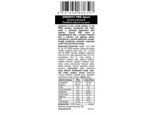 ENERVIT PRE Sport - pomeranč