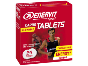 ENERVIT Carbo Tablets 24 Tablet Citron