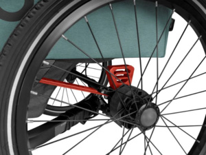 Vozík QERIDOO Qupa1 PLUS - Mineral Blue