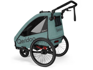 Vozík QERIDOO Qupa1 PLUS - Mineral Blue