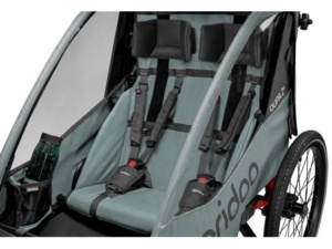 Vozík QERIDOO Qupa 2 PLUS - Mineral Blue