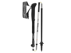 Trekingové hole LEKI Skytera FX Carbon, White-Black-Orange 110-130 cm