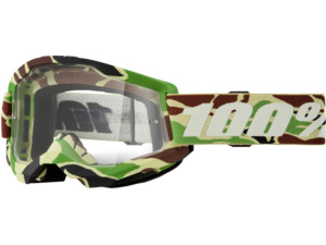 Brýle 100% Strata 2 War Camo/Clear Lens