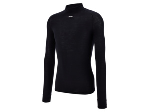 Funkční triko s dlouhým rukávem SANTINI Lana Black