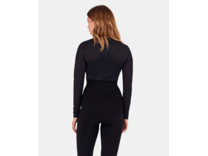 Funkční triko s dlouhým rukávem SANTINI Dry Black