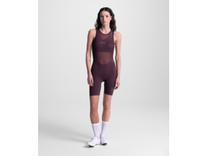 Women's cycling shorts with SANTINI Unico Edge Burgundy chamois