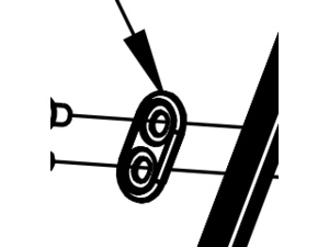 NORCO Batt Rail Mounting Bolt Spacer 913300-040